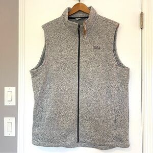 FIELD & STREAM SWEATER VEST XL NWT NEW GREY FLECK FLEECE LINED